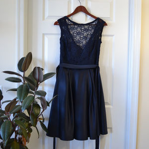 Morilee by Madeline Gardner Navy Blue Formal Dress